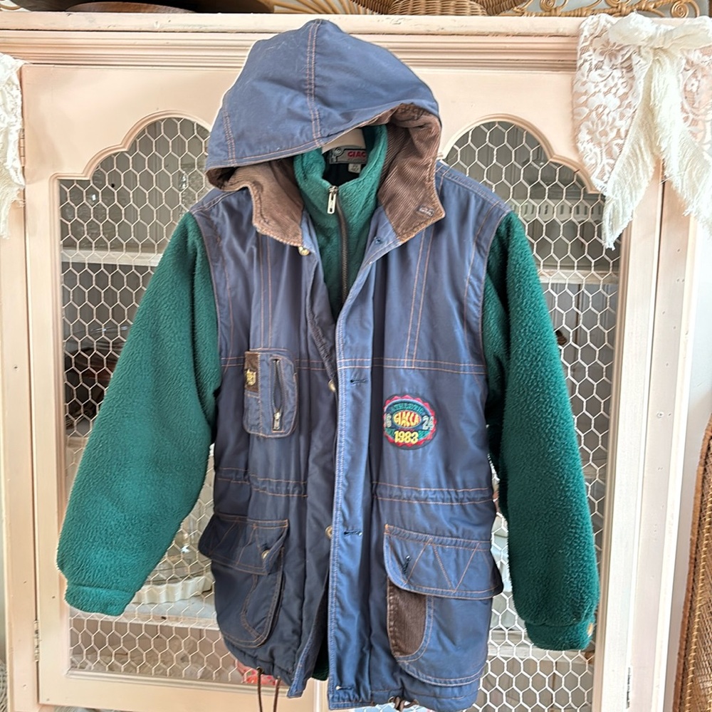 VINTAGE RARE Giacca Sport Winter Jacket Youth 18/20 oversized" 80’s